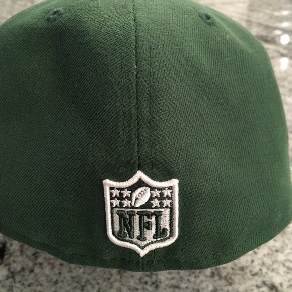 New Era 59FIFTY NFL New York Jets 2Tone Fitted Cap/Hat Green/Black 7 3/8 - Picture 6 of 7